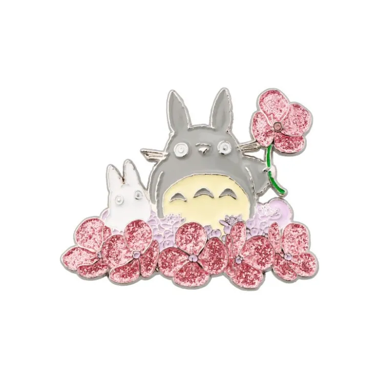 Maison Ghibli Broche Totoro Gris et Blanc - Mon Voisin Totoro