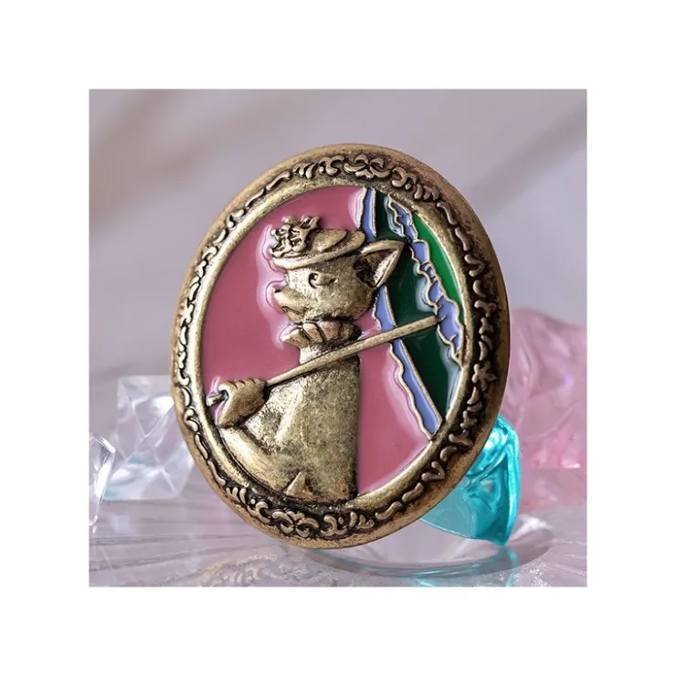 Maison Ghibli Broche vintage Louise - Le Royaume des chats