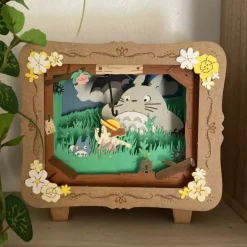 Maison Ghibli Cadre Théâtre de papier Fleur 100x80x42mm - Studio Ghibli