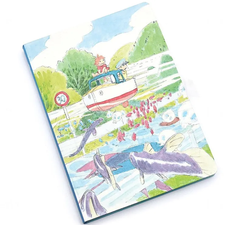 Maison Ghibli Carnet de notes Ponyo & Sosuke - Ponyo sur la falaise