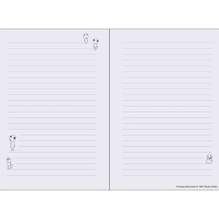 Maison Ghibli Carnet de notes San - Princesse Mononoké