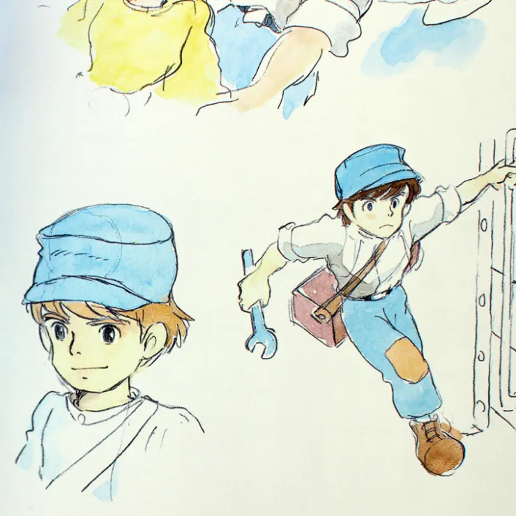 Maison Ghibli Carnet de notes Sheeta & Pazu - Le Château dans le ciel