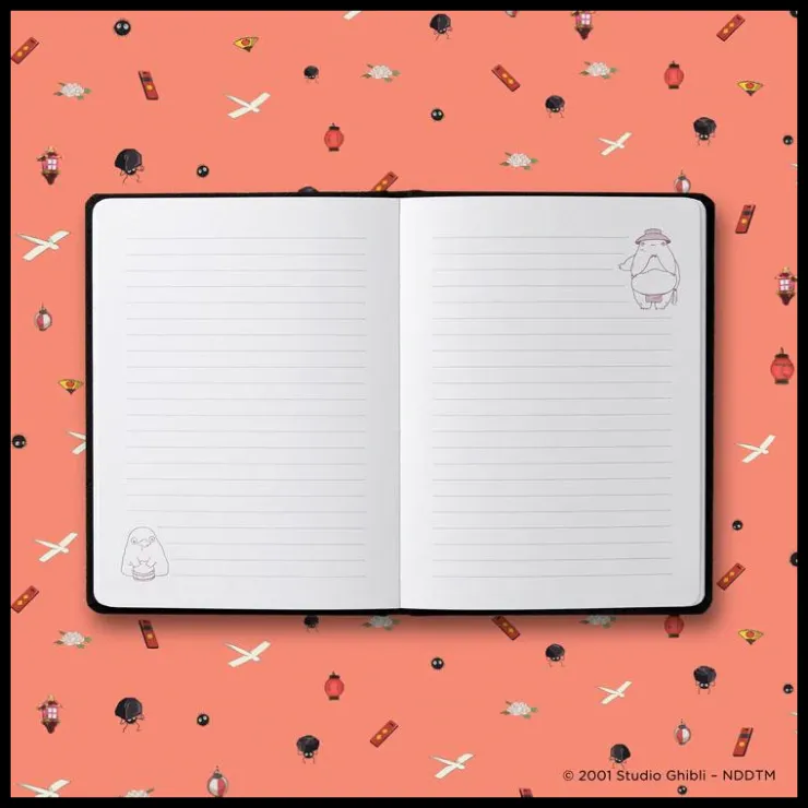 Maison Ghibli Carnet feutrine No Face - Le Voyage de Chihiro