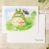 Maison Ghibli Carte de vœux aquarelle 24 x 15,8 cm Mei & Totoro - Mon Voisin Totoro