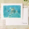 Maison Ghibli Carte de vœux aquarelle 24 x 15,8 cm Automne - Mon Voisin Totoro