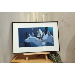 Maison Ghibli CELLULOID D'ART SAN ET SES FRÈRES LOUPS - STUDIO GHIBLI
