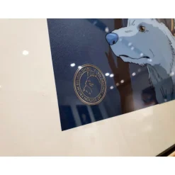 Maison Ghibli CELLULOID D'ART SAN ET SES FRÈRES LOUPS - STUDIO GHIBLI