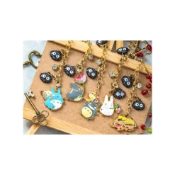 Maison Ghibli Chaînette Charms Totoro Gris & Fleur - Mon Voisin Totoro