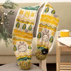 Maison Ghibli Écharpe à pompons Totoro & Noiraudes - Mon Voisin Totoro