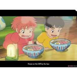 Maison Ghibli Chemise A4 Ponyo & Sosuke ramen - Ponyo sur la falaise