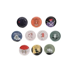 Maison Ghibli Collection de badges vintage 10 PCS - Princesse Mononoké