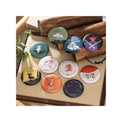 Maison Ghibli Collection de badges vintage 10 PCS - Princesse Mononoké