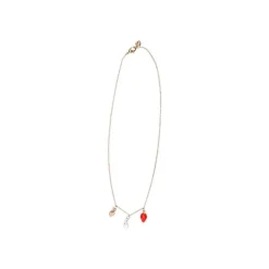 Maison Ghibli Collier Totoro Blanc Et Fraises - Mon Voisin Totoro