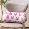 Maison Ghibli Coussin brique moiré Jiji silhouette   - Kiki la petite sorcière