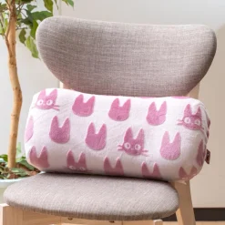 Maison Ghibli Coussin brique moiré Jiji silhouette - Kiki la petite sorcière