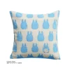 Maison Ghibli Coussin Silhouette Totoro Bleu - Mon Voisin Totoro