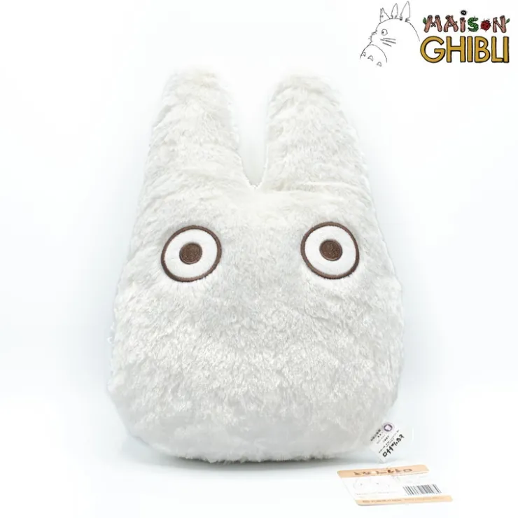 Maison Ghibli Coussin Totoro Blanc - Mon Voisin Totoro
