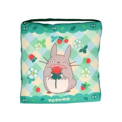 Maison Ghibli Coussin Totoro Fraises 30 x 30 cm - Mon Voisin Totoro