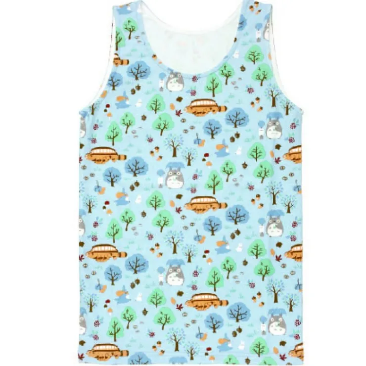 Maison Ghibli Débardeur À Motif Totoro Bleu Clair (Femme) - Mon Voisin Totoro