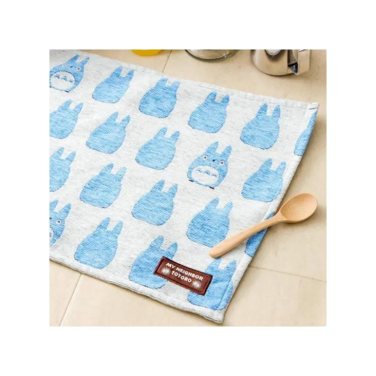 Maison Ghibli Dessous de table Silhouette Totoro Bleu - Mon Voisin Totoro