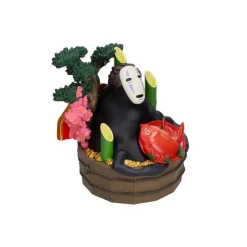 Maison Ghibli Diorama No Face Bassine d’or et bambous - Le Voyage de Chihiro