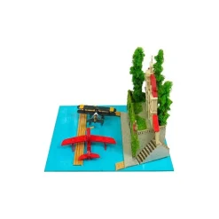 Maison Ghibli Diorama papier Adriano & hydravion de chasse - Porco Rosso