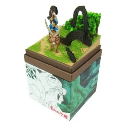 Maison Ghibli Diorama papier Ashitaka en forêt - Princesse Mononoké