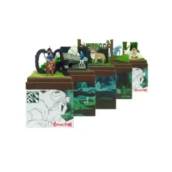 Maison Ghibli Diorama papier Ashitaka en forêt - Princesse Mononoké