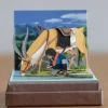 Maison Ghibli Diorama papier Ashitaka et Yakuru -Princesse Mononoké