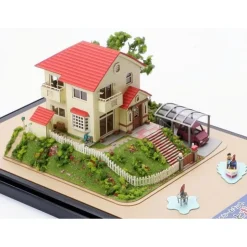 Maison Ghibli Diorama papier Maison de Sosuke & Ponyo - Ponyo sur la falaise