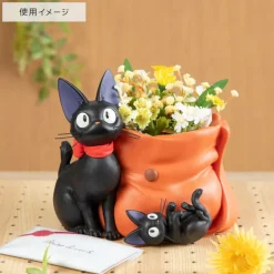 Maison Ghibli Diorama Planter Jiji et sacoche - Kiki la petite sorcière