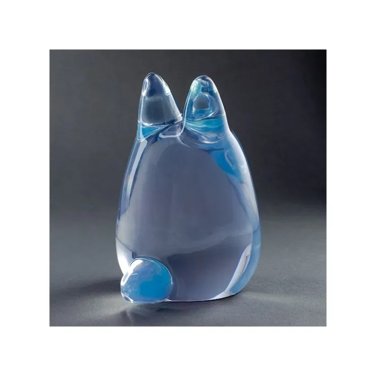 Maison Ghibli Figurine Cristal Arc En Ciel Totoro Blanc - Mon Voisin Totoro