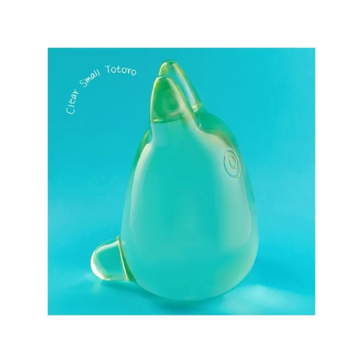 Maison Ghibli Figurine Cristal Vert Totoro Blanc - Mon Voisin Totoro