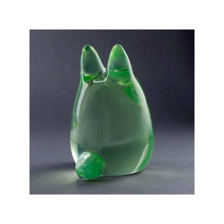 Maison Ghibli Figurine Cristal Vert Totoro Blanc - Mon Voisin Totoro