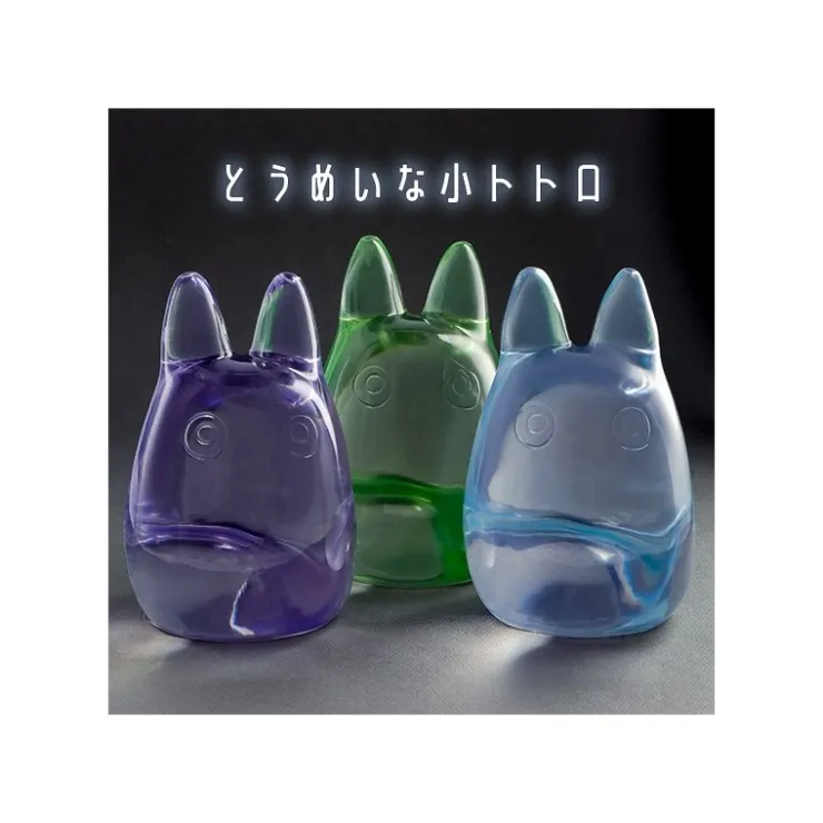 Maison Ghibli Figurine Cristal Vert Totoro Blanc - Mon Voisin Totoro