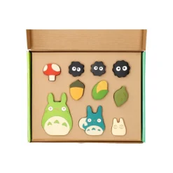 Maison Ghibli Figurines en bois Totoro et Noiraudes - Mon Voisin Totoro