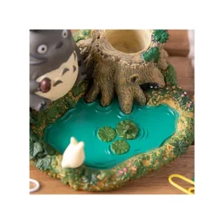 Maison Ghibli Figurines pot à crayon Totoro au bord de la marre - Mon Voisin Totoro