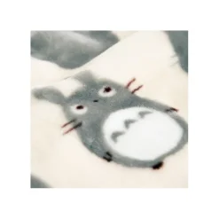 Maison Ghibli Grande couverture Silhouette Totoro Gris 200x140 cm - Mon Voisin Toto