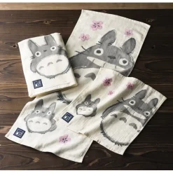 Maison Ghibli Grande Serviette Imabari Totoro Sakura 60x120 cm - Mon Voisin Totoro