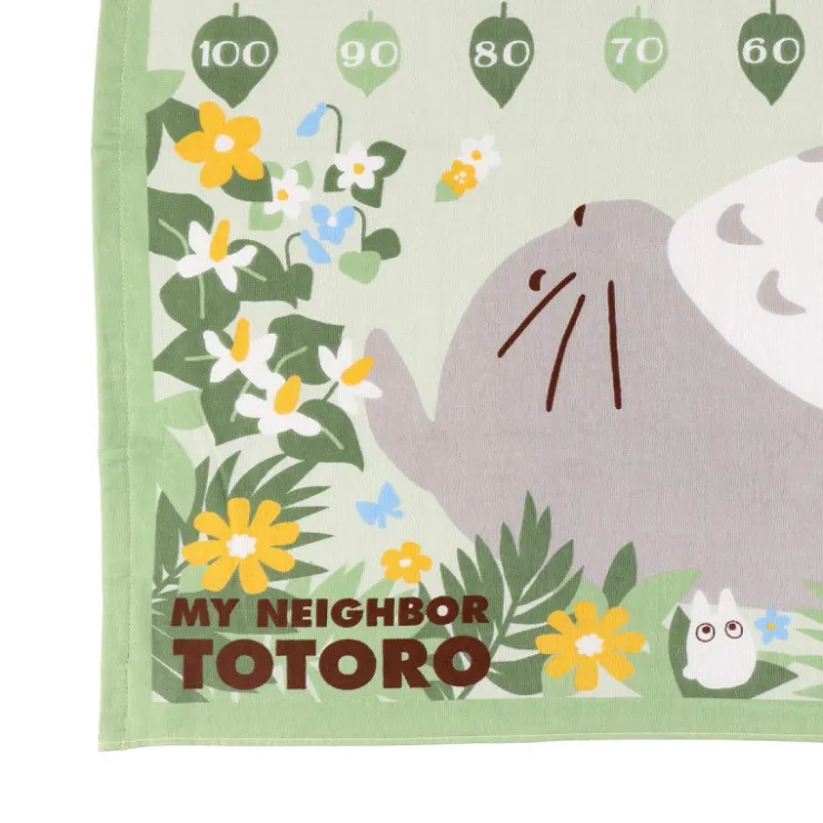 Maison Ghibli Grande Serviette Toise Totoro se repose 60x120 cm - Mon Voisin Totoro