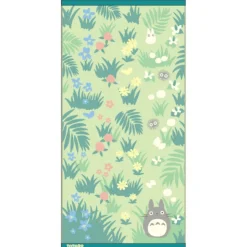 Maison Ghibli Grande Serviette Totoro & Papillon 60x120 cm - Mon Voisin Totoro