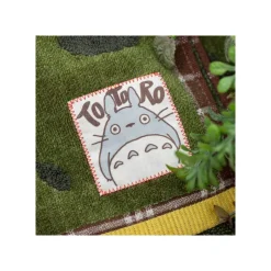 Maison Ghibli Grande serviette Vert Automne 60x120 cm - Mon Voisin Totoro