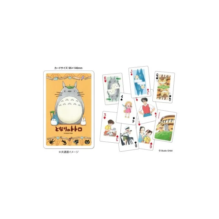 Maison Ghibli Grandes cartes à jouer Série Art Totoro - Mon Voisin Totoro