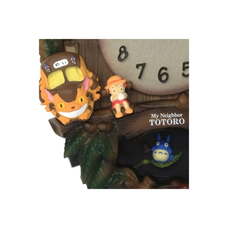 Maison Ghibli Horloge à balancier Couronne de feuilles - Mon Voisin Totoro