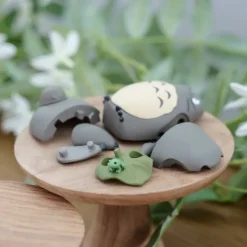 Maison Ghibli Kumukumu 3D Puzzle Totoro Gris avec feuille - Mon Voisin Totoro