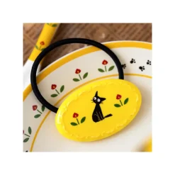 Maison Ghibli Élastique à cheveux fantaisie jaune Jiji - Kiki la petite sorcière