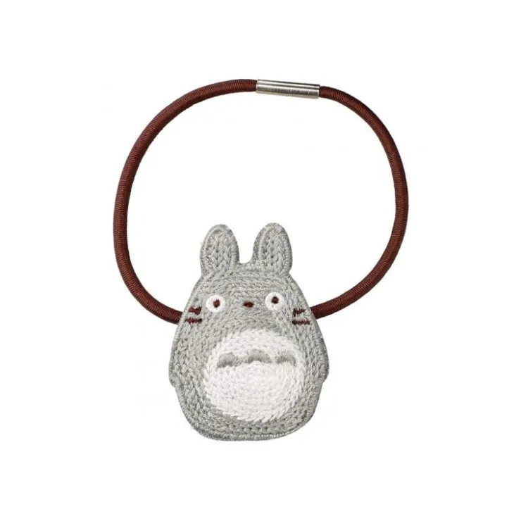 Maison Ghibli Élastique Broderie Totoro Gris - Mon Voisin Totoro