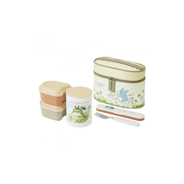 Maison Ghibli LUNCH BAG 3 BOITES ISOTHERMEET ACCESSOIRES-MON VOISIN TOTORO