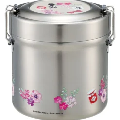 Maison Ghibli Lunch box Isotherme 230ml 2 étages Bouquet de fleurs - Kiki la petite
