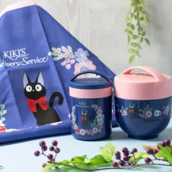 Maison Ghibli Lunch box Isotherme 220ml Bouquet de fleurs - Kiki la petite sorcière